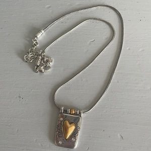 Brighton sterling silver necklace with 18” chain